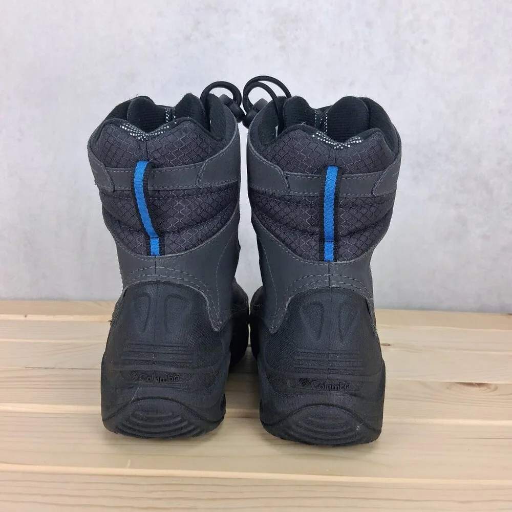 Columbia Snow Boots Bugaboot III Waterproof 200g Insulated Gray Big Kid US 4